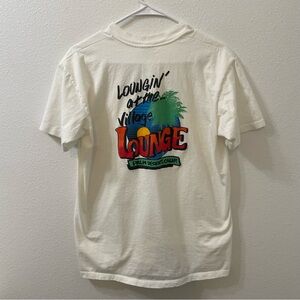 Stedman loungin at the village lounge palm desert California shirt vintage large
